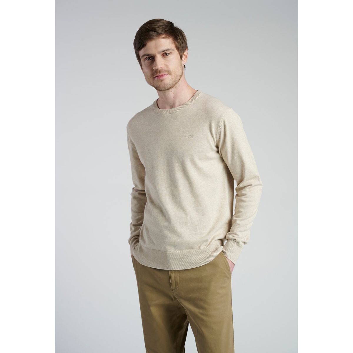 NEW MAN - Sweater  Lugo Beige New Man