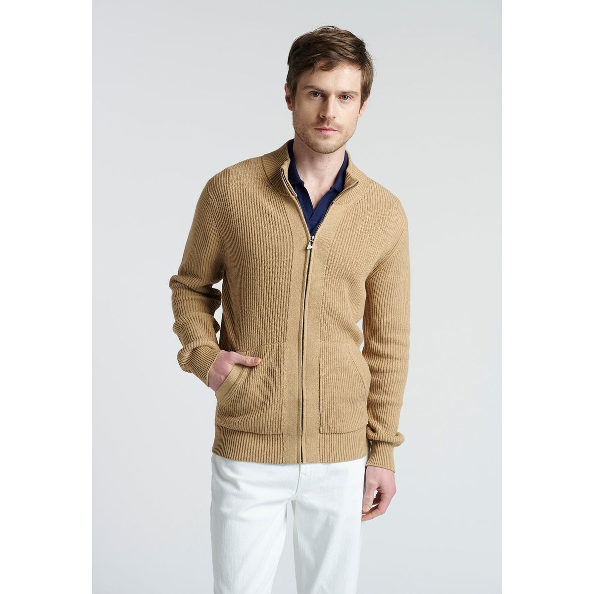 NEW MAN - Sweater Llanes Beige New Man