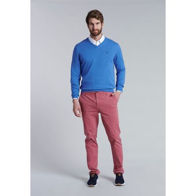 Imagen 2 del producto Sweater V Neck Melange F Celeste