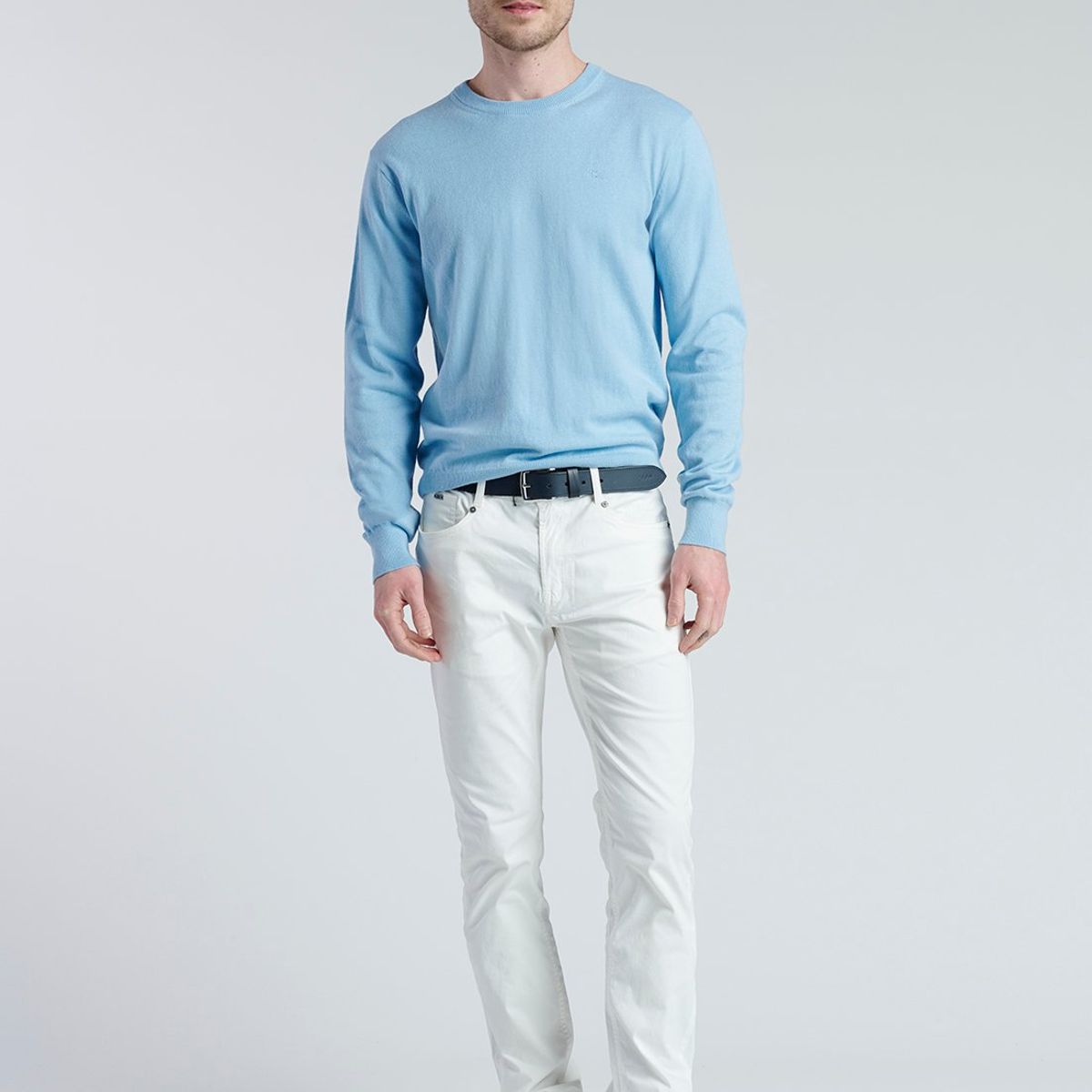 NEW MAN - Sweater Vigo Celeste New Man