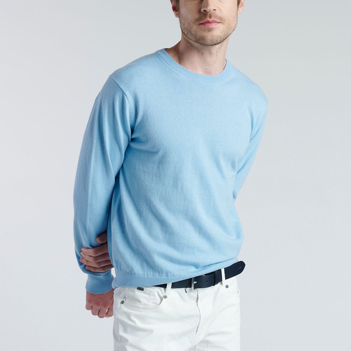 NEW MAN - Sweater Vigo Celeste New Man