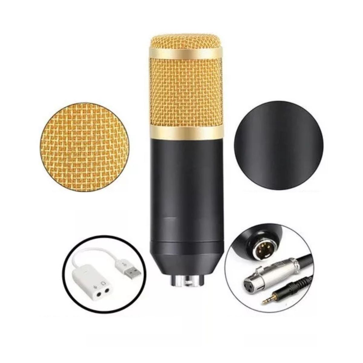 IMPORTCLICK - Set Micrófono Condensador Articulado Estéreo Profesional IMPORTCLICK