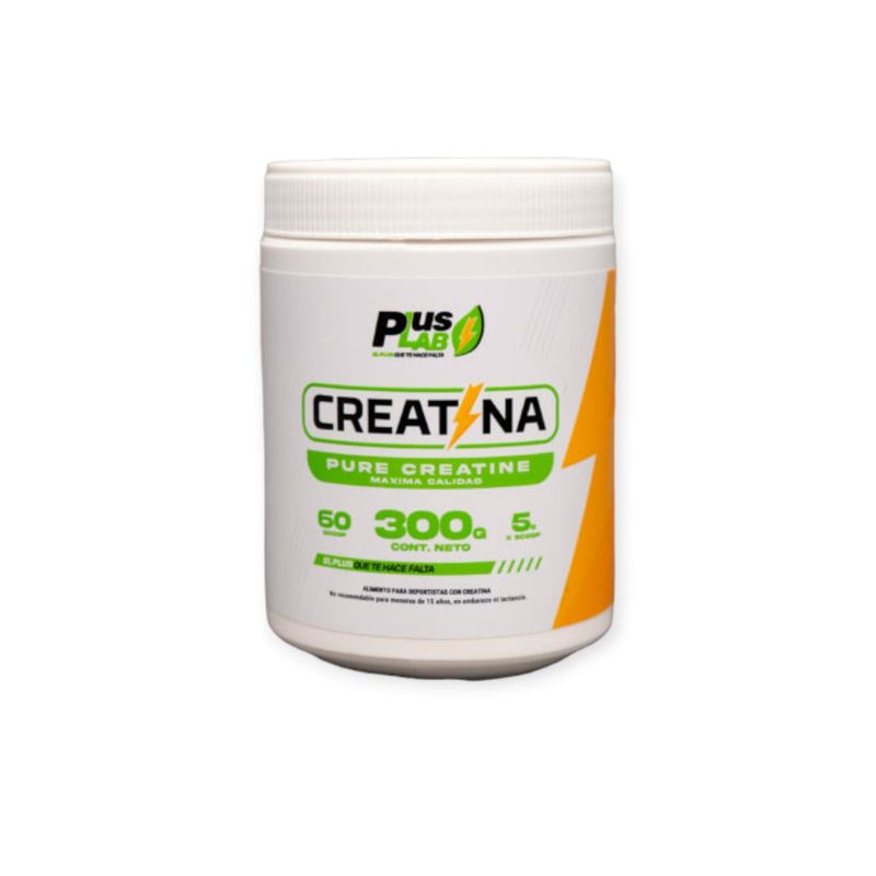 GENERICO - CREATINA PURE 300GR 60 SERVICIOS - PLUS LAB