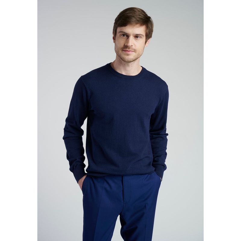 NEW MAN - Sweater Vigo Azul New Man