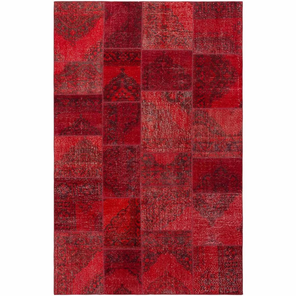 RUGS CL - Alfombra Rugscl Patchwork Rojo 194x300 6630AT