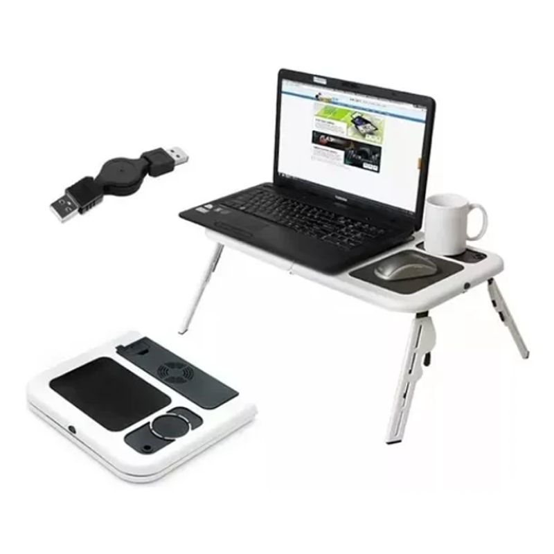 GENERICO - Mesa Portátil Notebook Doble Ventilador