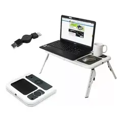 GENERICO - Mesa Portátil Notebook Doble Ventilador