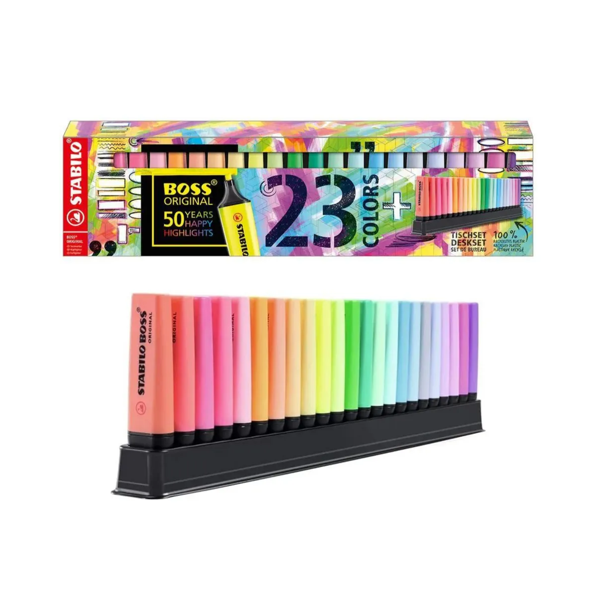 STABILO - Set 23 Stabilo Boss Destacadores Deskset