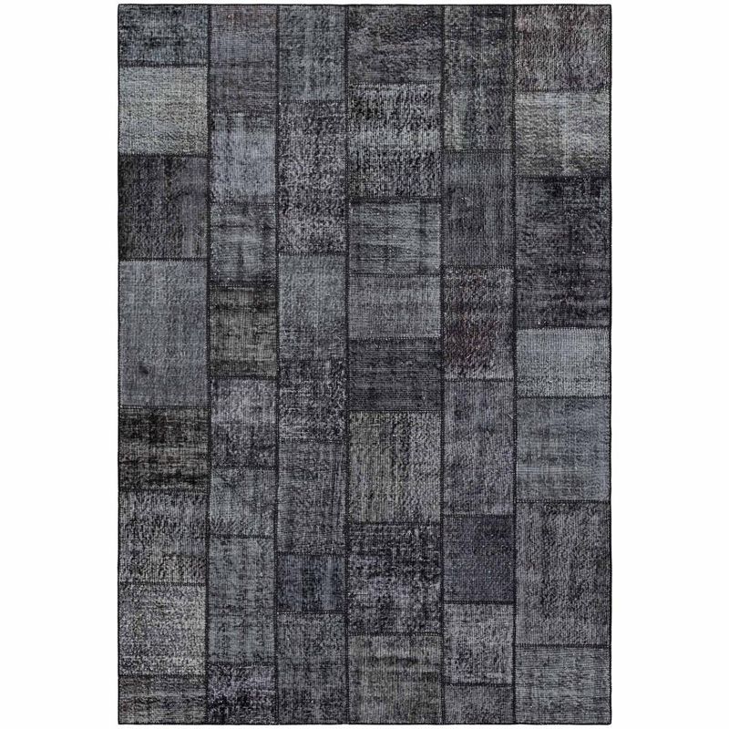 RUGS CL - Alfombra Rugscl Patchwork Negro 200x300 6642AT