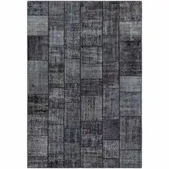RUGS CL - Alfombra Rugscl Patchwork Negro 200x300 6642AT