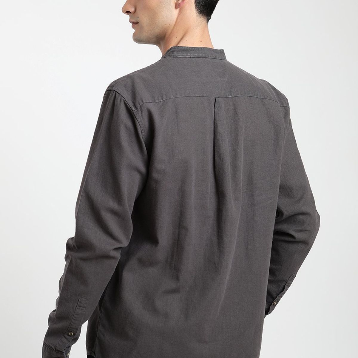 FROENS - Camisa manga larga Mao grafito - Algodón orgánico.