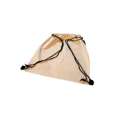 GENERICO - Morral crea 21x27 cm 100% algodón pack 10 unids tiros negros