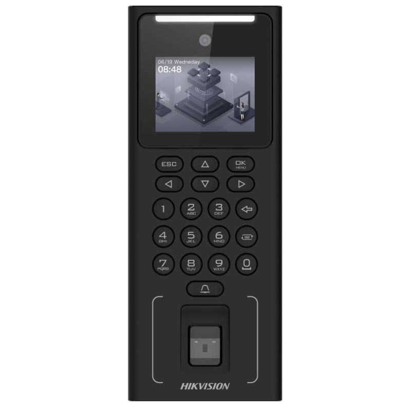 HIKVISION - Terminal Hikvision Acceso Facial Value Huella PIN Card Wi-Fi