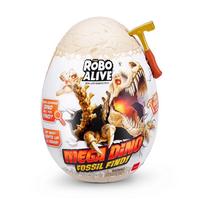 ROBO ALIVE - Huevo excavación ROBO ALIVE mega fósil dinosaurio