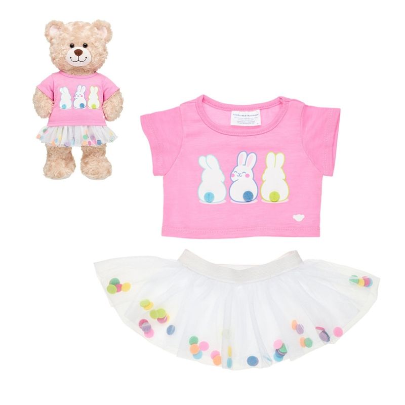 BUILD A BEAR - SET POLERA Y TUTU CONEJO 24 BUILD-A-BEAR