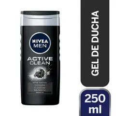 NIVEA - Gel De Ducha Active Clean 250ml Deep
