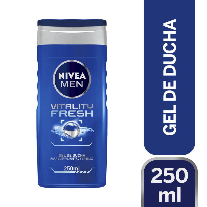 NIVEA - Gel De Ducha Nivea Men Vitality Fresh 250ml