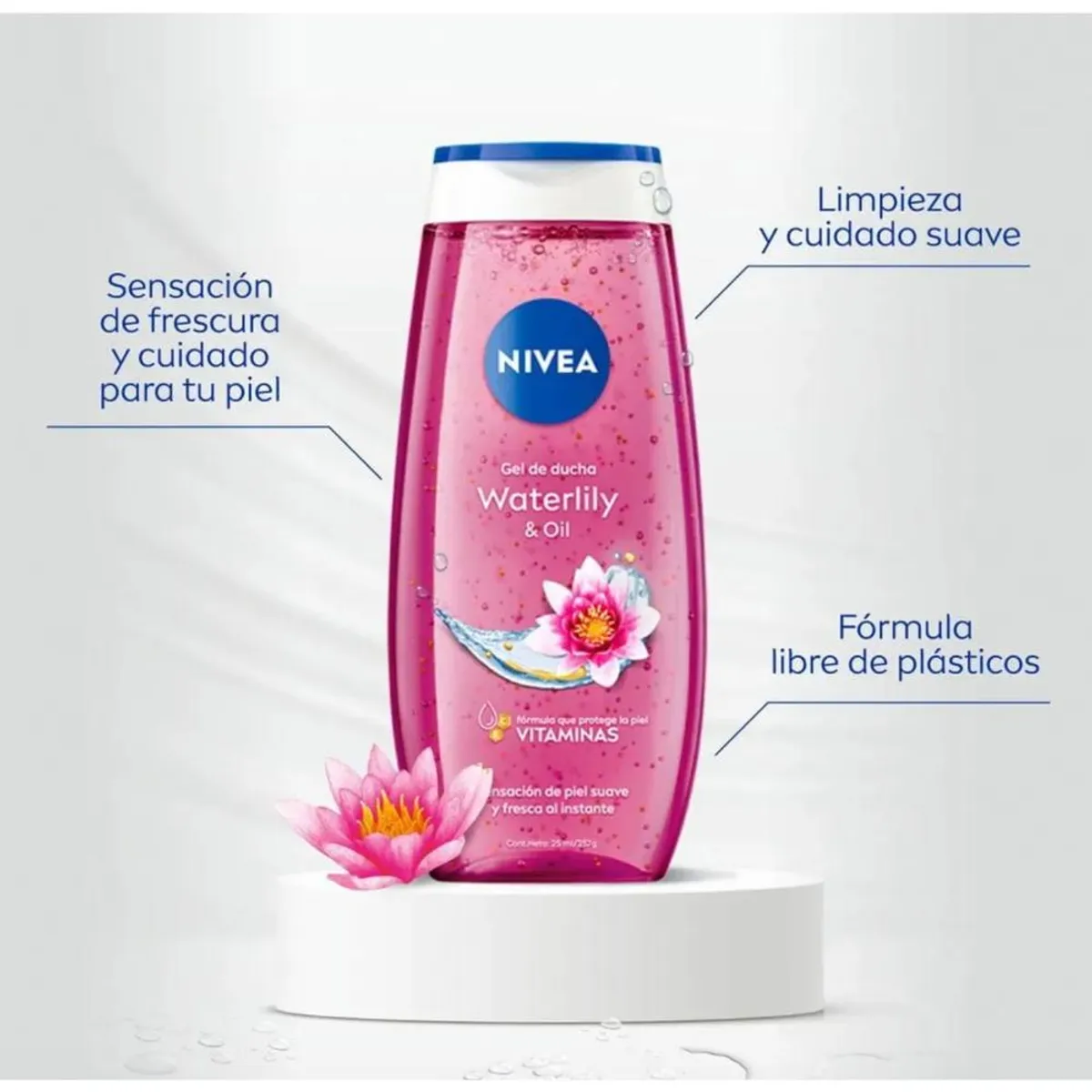 NIVEA - Gel De Ducha Nivea Waterlilly&Oil 250ml