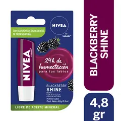 NIVEA - Bálsamo Labial Blackberry Shine 4,8Gr