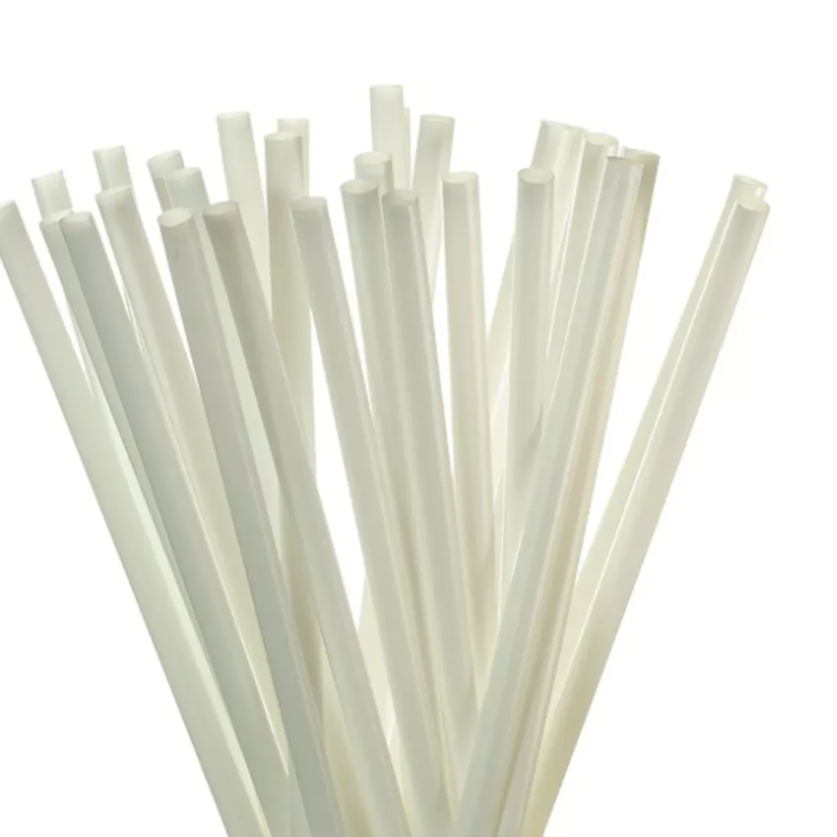 ECOSOULIFE - 500 Bombillas Blancas De Pla Biodegradable Compostable