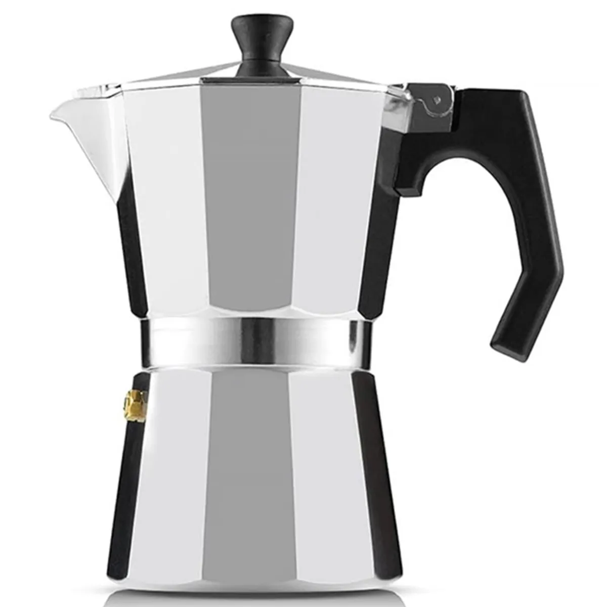 UNIVERSAL - Cafetera Italiana Greca 450ml 9 Tazas Espresso Acero Inoxidable