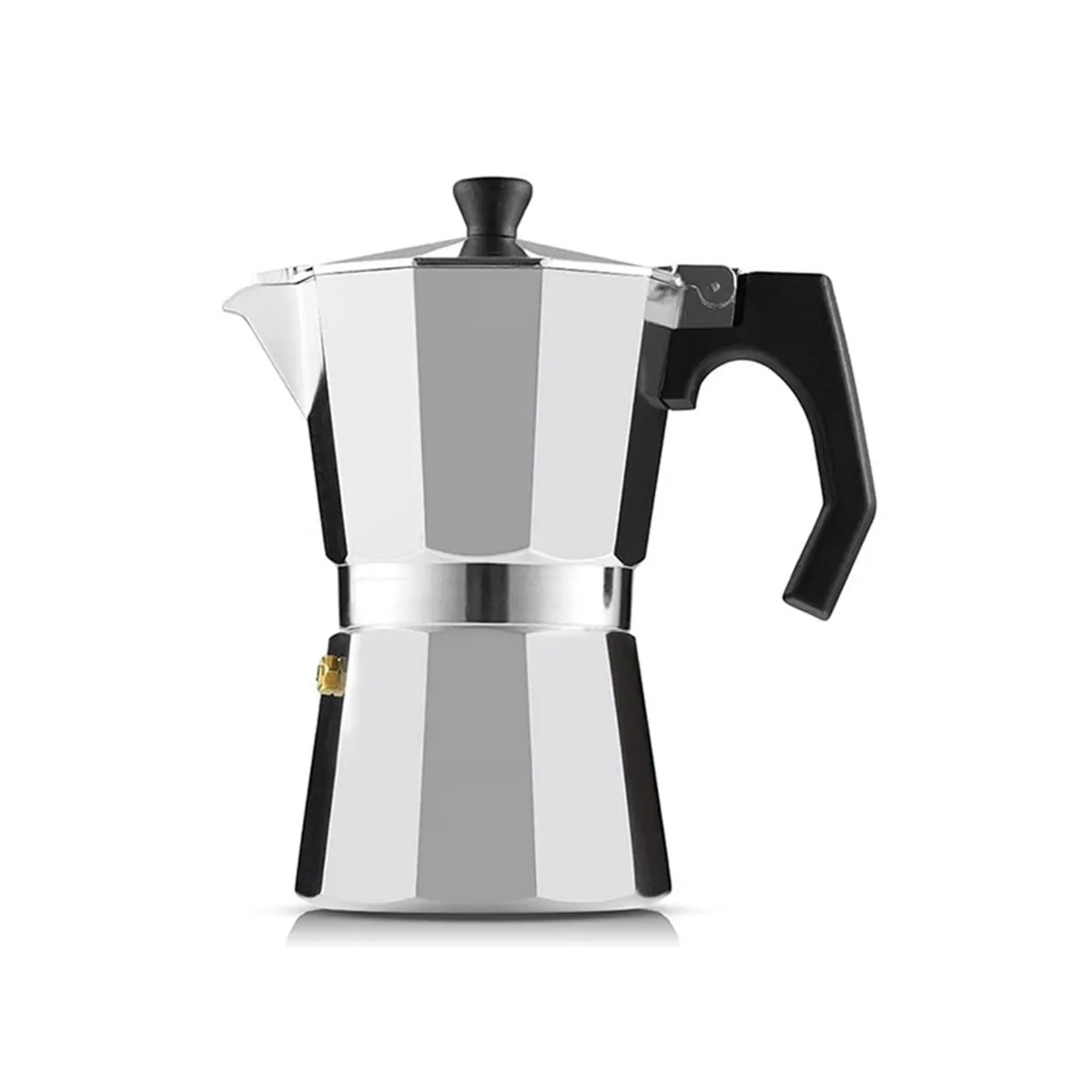 UNIVERSAL - Cafetera Italiana Greca 450ml 9 Tazas Espresso Acero Inoxidable