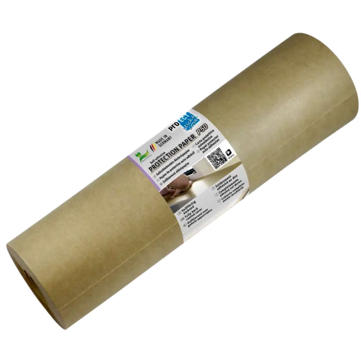 GENERICO - Papel Kraft Rollo Engomado 300mm x 50mts - SC