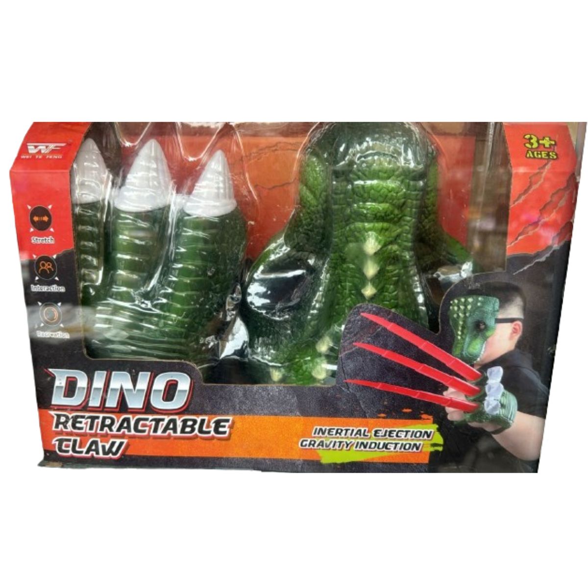 GENERICO - Máscara con Garra de Dinosaurio Rex