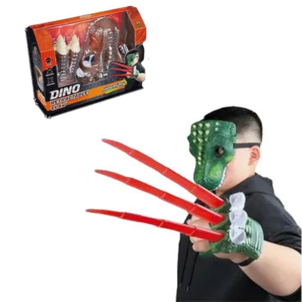 GENERICO - Máscara con Garra de Dinosaurio Rex