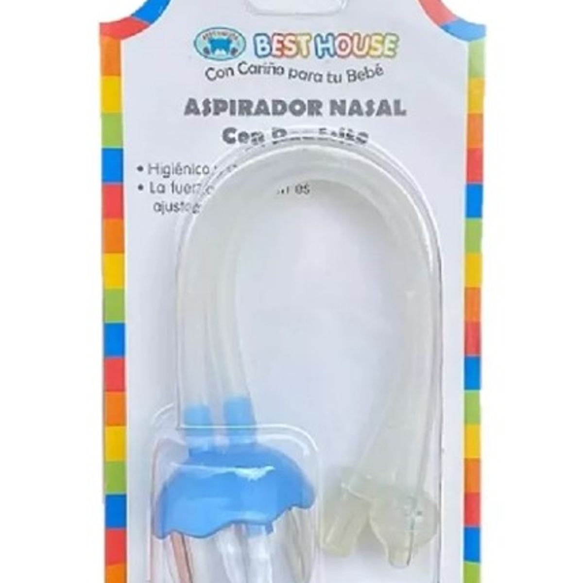 BEST HOUSE - Aspirador Nasal Con Deposito Bth - Zona Medica Color Celeste