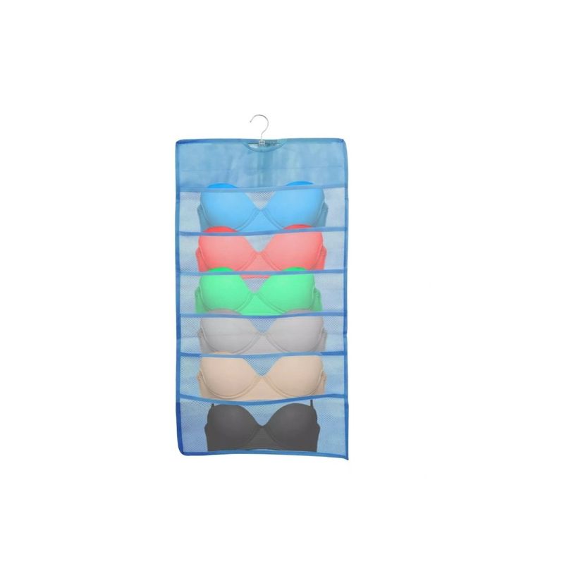 GENERICO - Organizador De Ropa Interior 6 Compartimentos Tela Colores