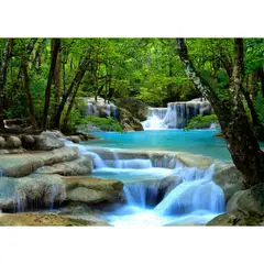 ID1SG IMPRESION DIGITAL1 - Cuadro decorativo Paisaje"AGUAS TURQUESA" 50 x 70
