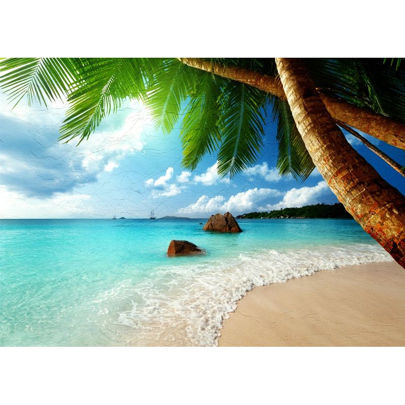 ID1SG IMPRESION DIGITAL1 - Cuadro decorativo Paisaje"PLAYA LINDA" 50 x 70
