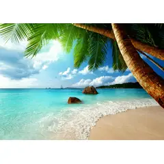 ID1SG IMPRESION DIGITAL1 - Cuadro decorativo Paisaje"PLAYA LINDA" 50 x 70