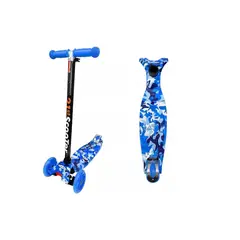 GENERICO - Scooter Monopatin Militar Mujer Led Regulable Blue