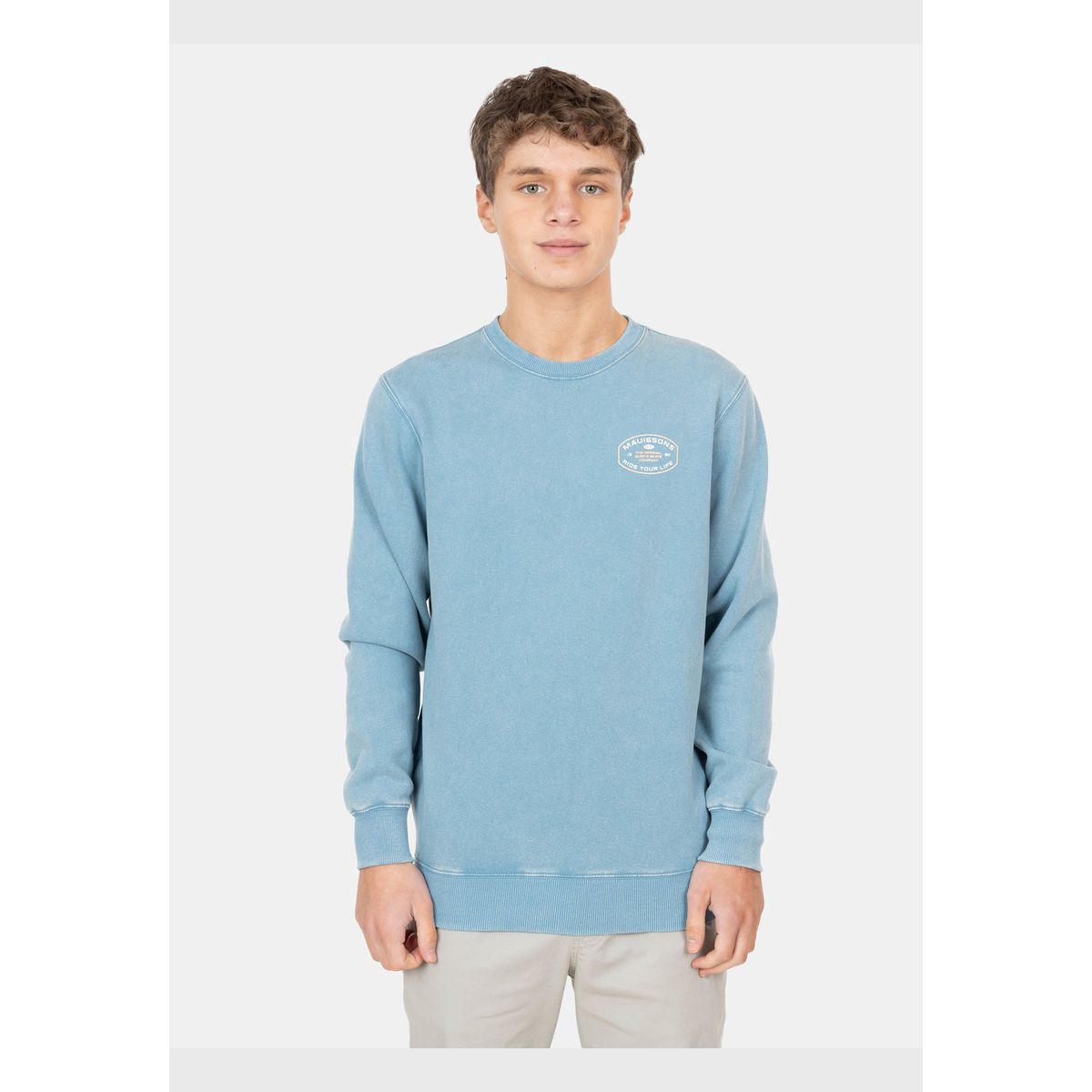 MAUI AND SONS - Poleron CR Marea Original Celeste Infantil Maui And Sons