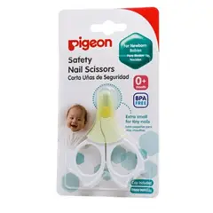 PIGEON - Tijera Para Uñas De Bebé Color Blanco