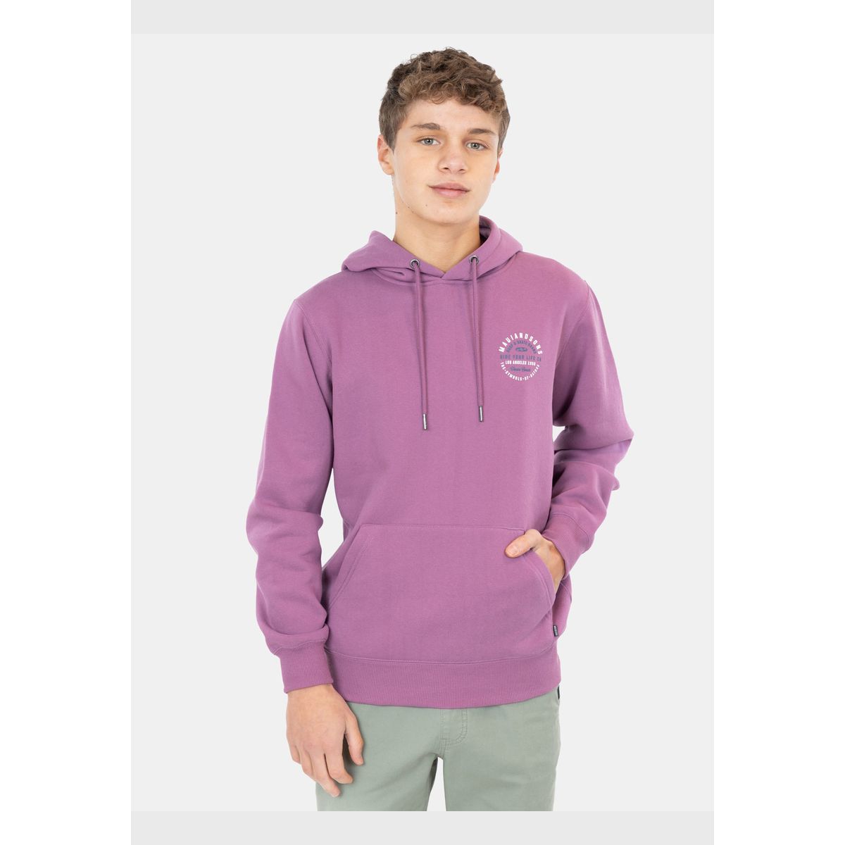 MAUI AND SONS - Poleron Canguro Ride Your Life Burdeo Infantil Maui And Sons