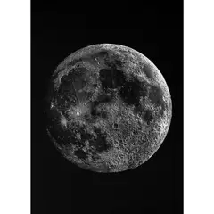 ID1SG IMPRESION DIGITAL1 - Cuadro decorativo Cosmos Espacio " LUNA V" 70 x 50