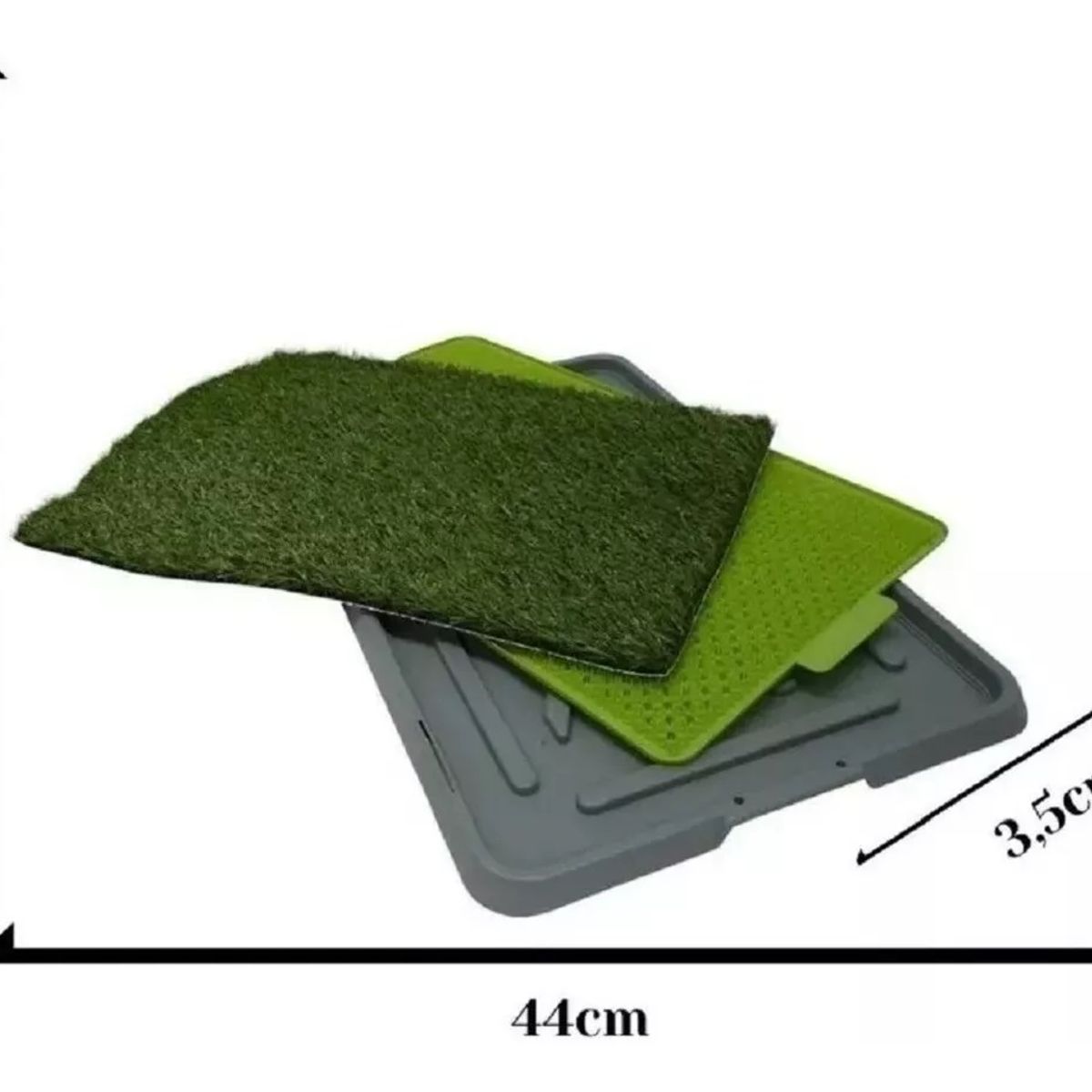 GENERICO - Baño Sanitario Perro XL Ecológico Perros Baño 68cm x 43Cm