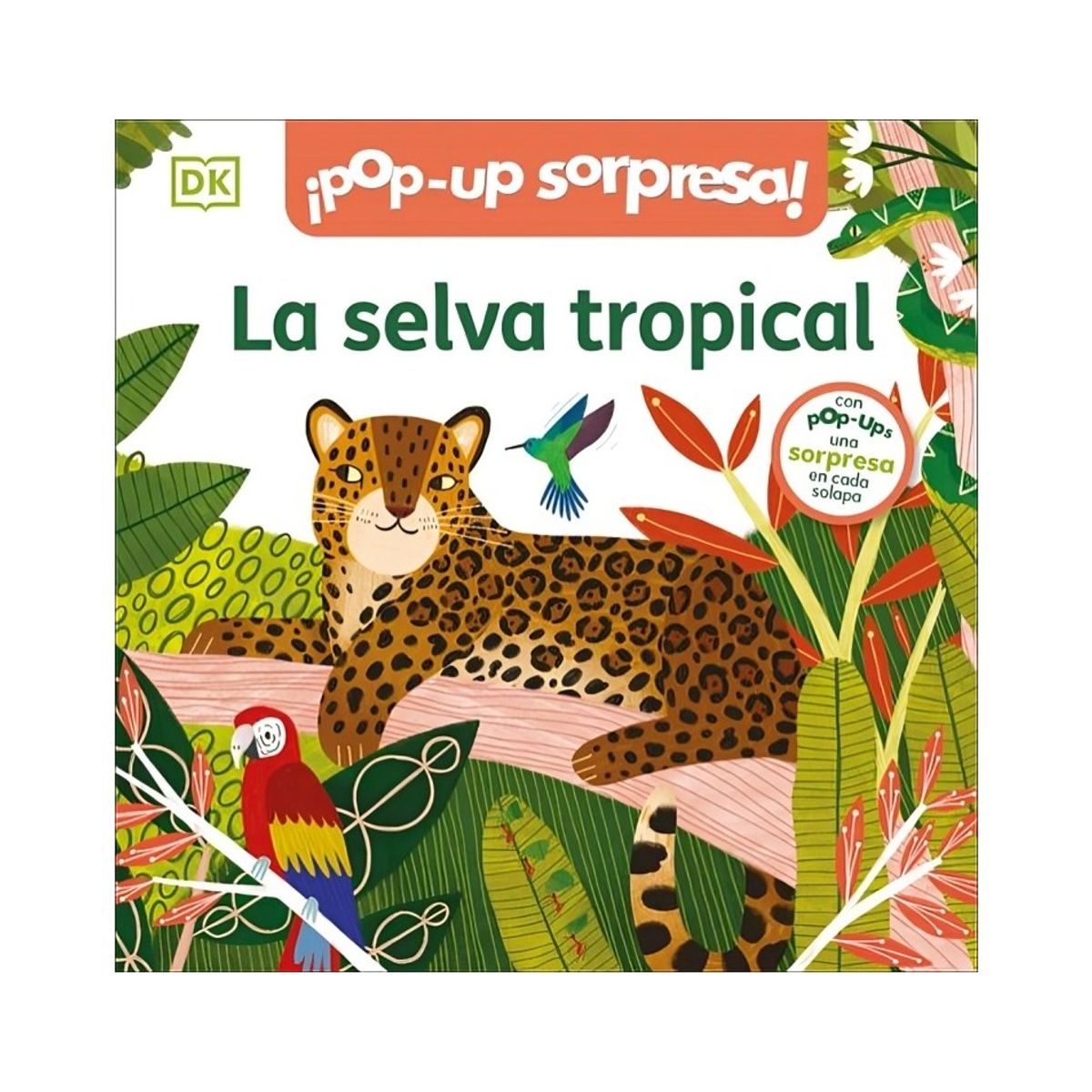 TOP10BOOKS - LIBRO ¡pop-Up Sorpresa! - La Selva Tropical