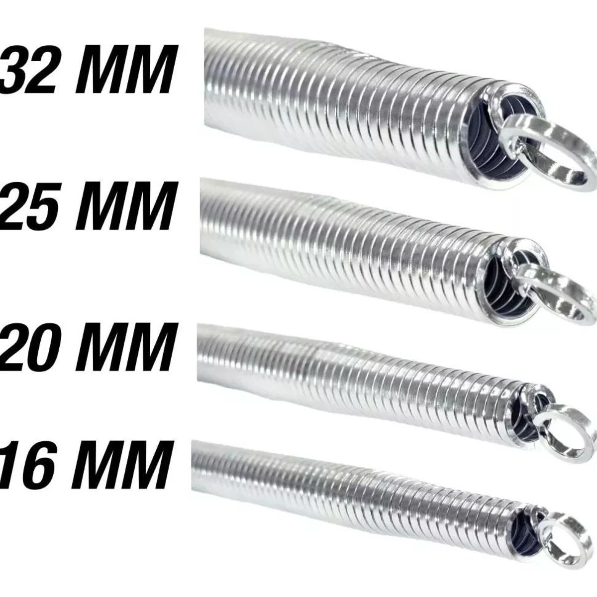 KUANGYE - Set 4 Curvadoras Dobladora De Tubo De Resorte Pvc 16-20-25-32mm