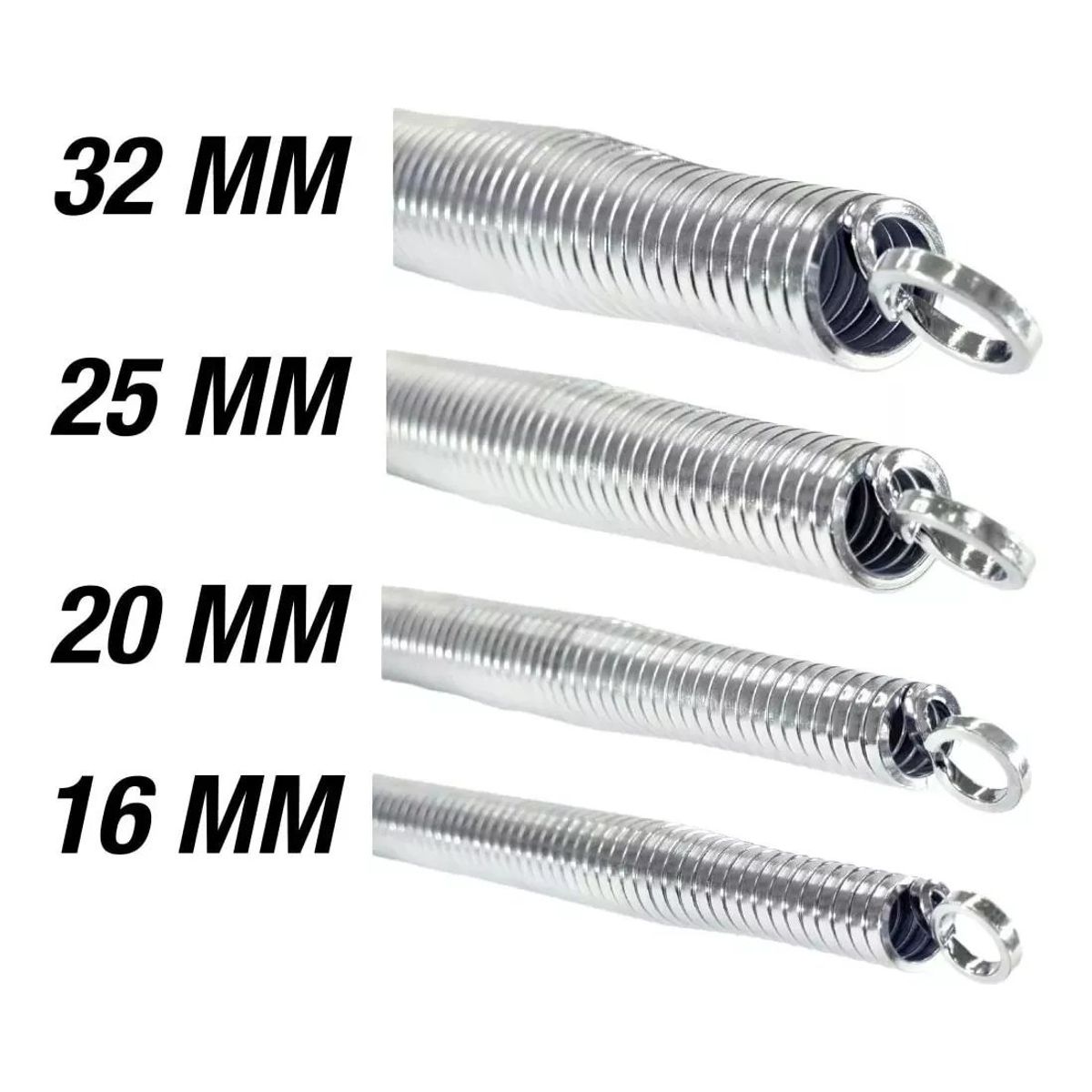 KUANGYE - Set 4 Curvadoras Dobladora De Tubo De Resorte Pvc 16-20-25-32mm