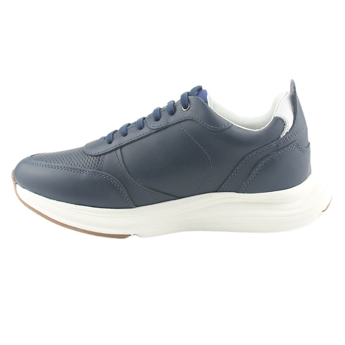 FERRACINI - Zapatilla Hombre de Cuero Azul Marino Ferracini 9483-650