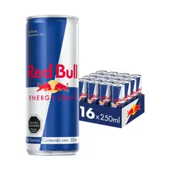 RED BULL - Bebida Energética Pack 16 Latas 250Ml