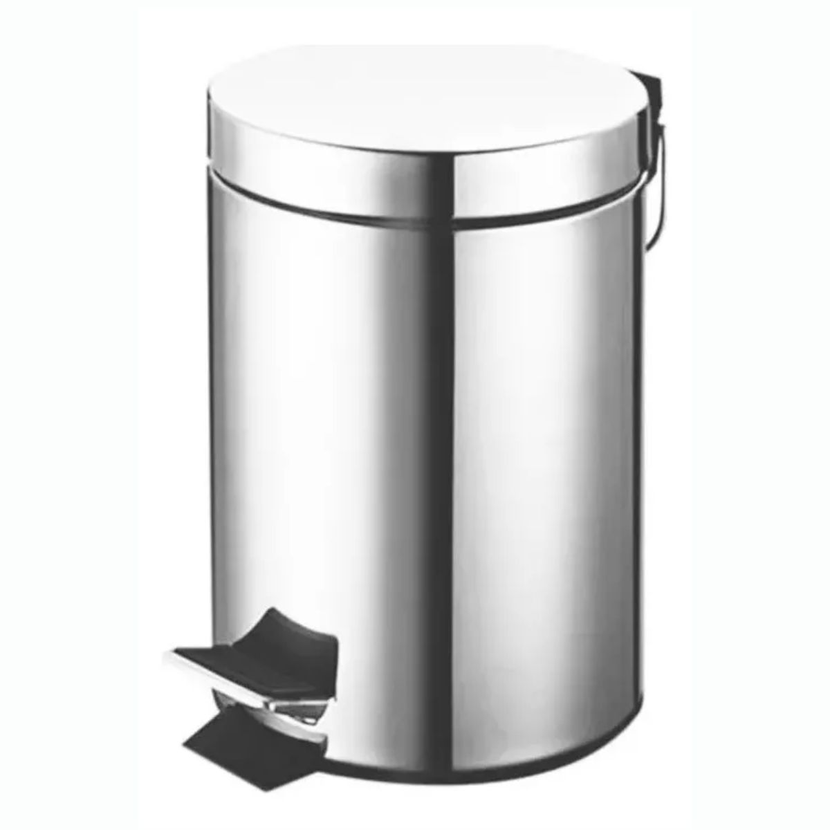 TAUMM - Basurero Papelero Pedal 5 Lts Acero Inoxidable