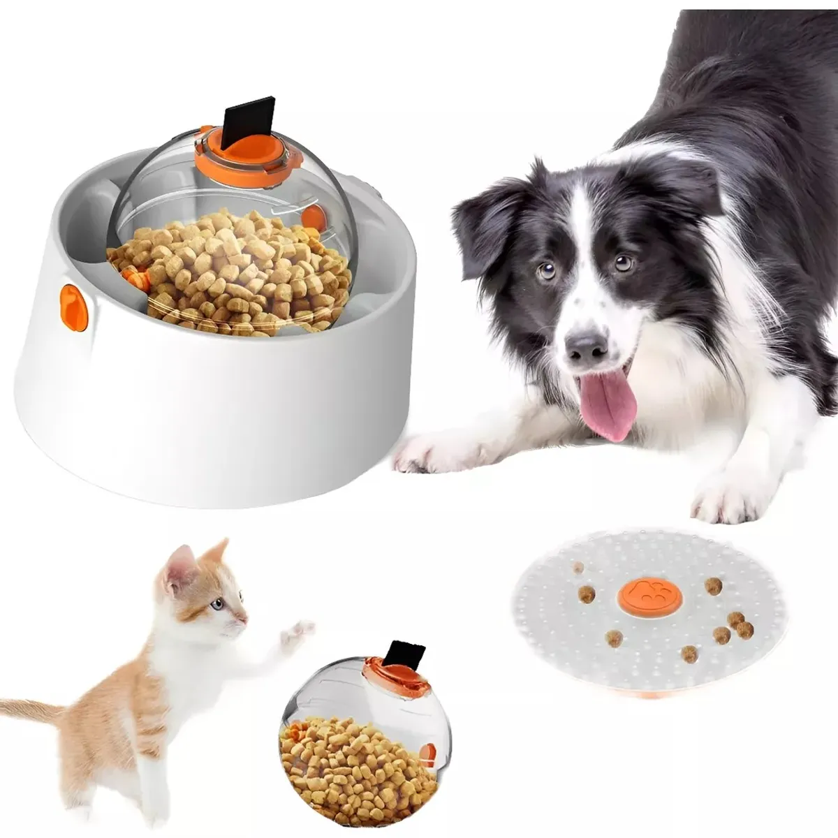 MUNDO MAGIA - Juguete Interactivo Para Mascotas Perro Gato De Comida Lento
