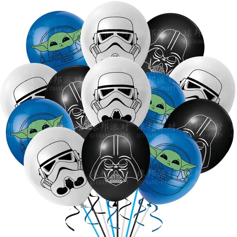 GENERICO - Set de Globos látex temática Star Wars