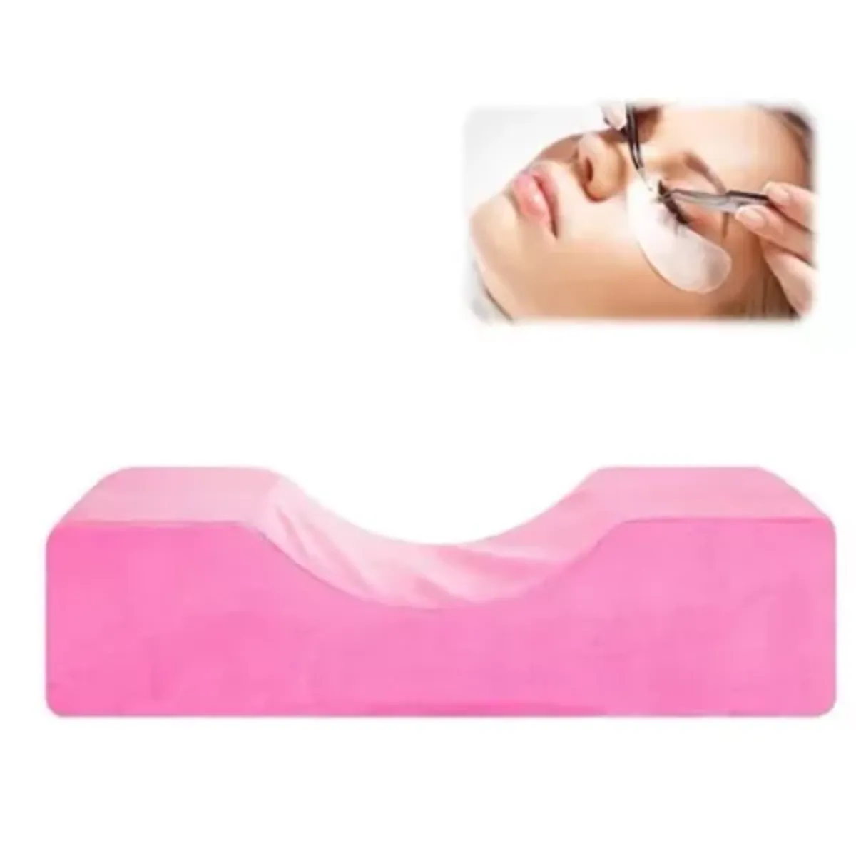 GENERICO - Cojin O Almohada Para Extensiones De Pestañas O Lashista Rosa