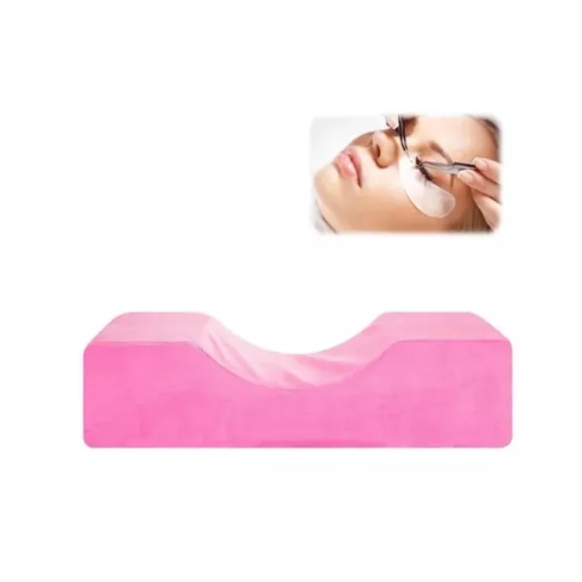 GENERICO - Cojin O Almohada Para Extensiones De Pestañas O Lashista Rosa